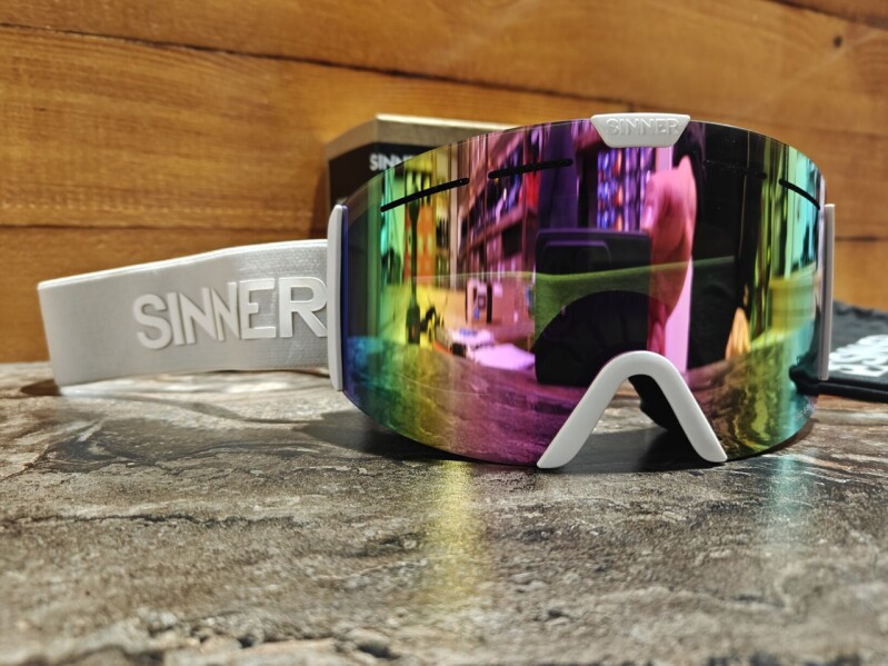 UNI LYŽIARSKE OKULIARE SINNER ARC S MATTE WHITE